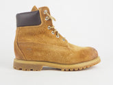 Womens Timberland 6 Inch Premium 15662 Wheat Leather Lace Up Waterproof Boots